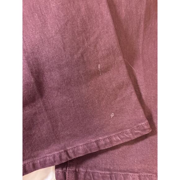 THE GREAT. “The Rider” Wide Leg Jean — Size 25 — Wine/Burgundy - Picture 13 of 15
